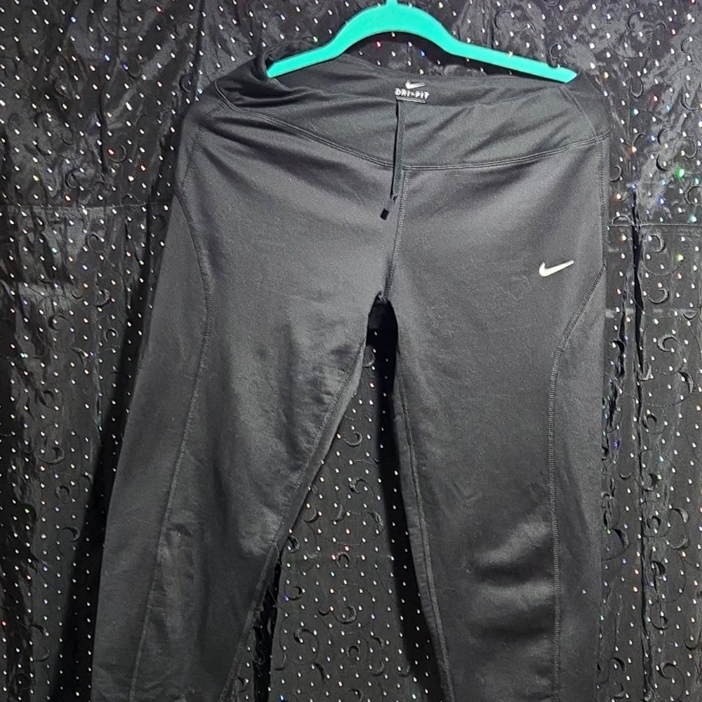 black nike running leggings Size Small